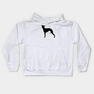 Whippet Silhouette Kids Hoodie